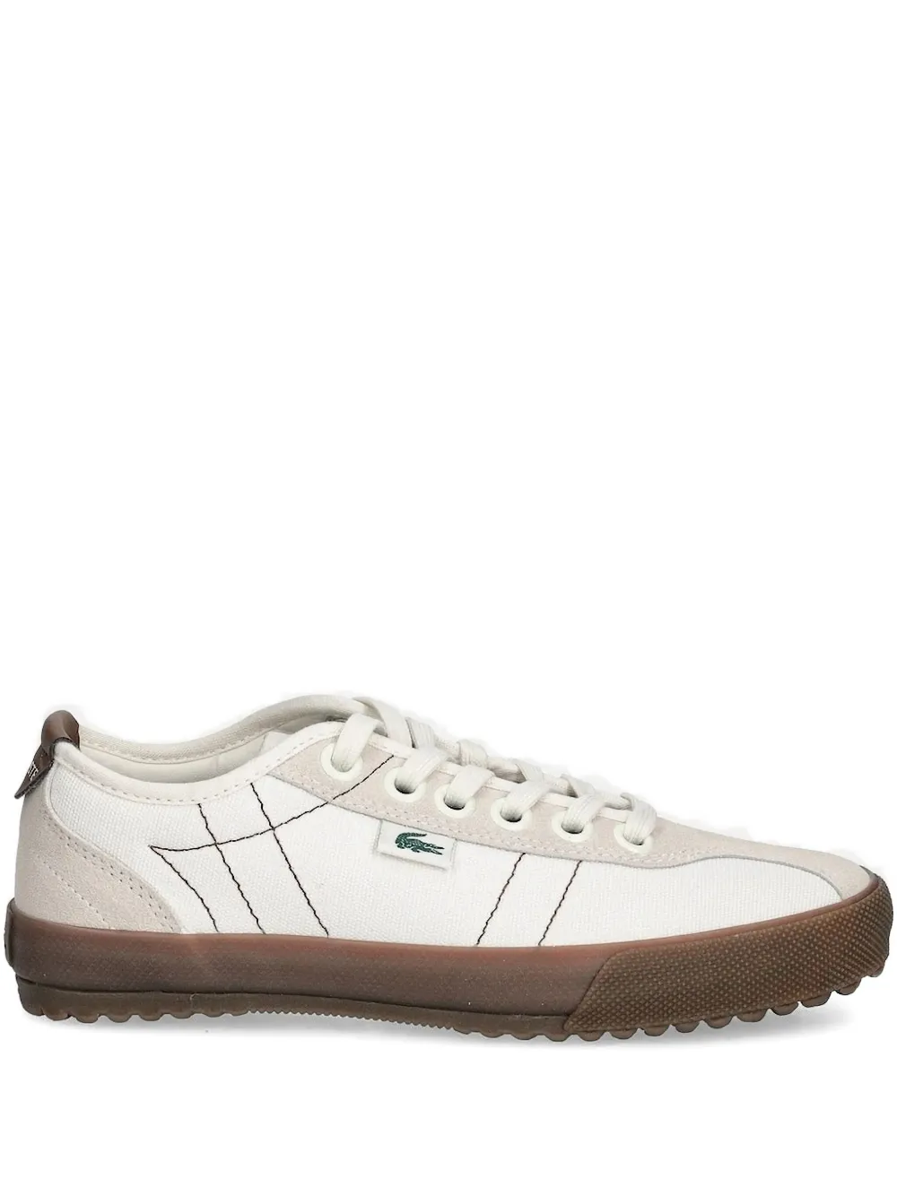 Lacoste Sneakers met tonaal stiksel Wit