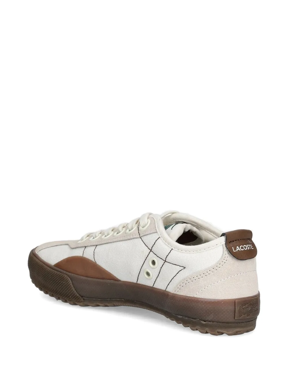 Lacoste Sneakers met tonaal stiksel Wit
