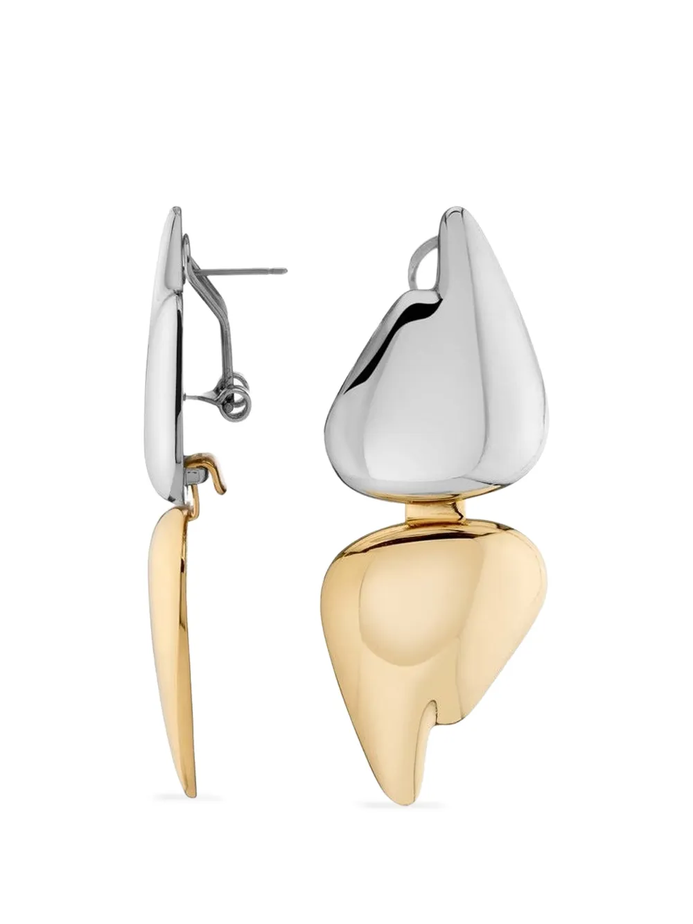 DEMARSON New York Blaze Convertible earrings - Argento