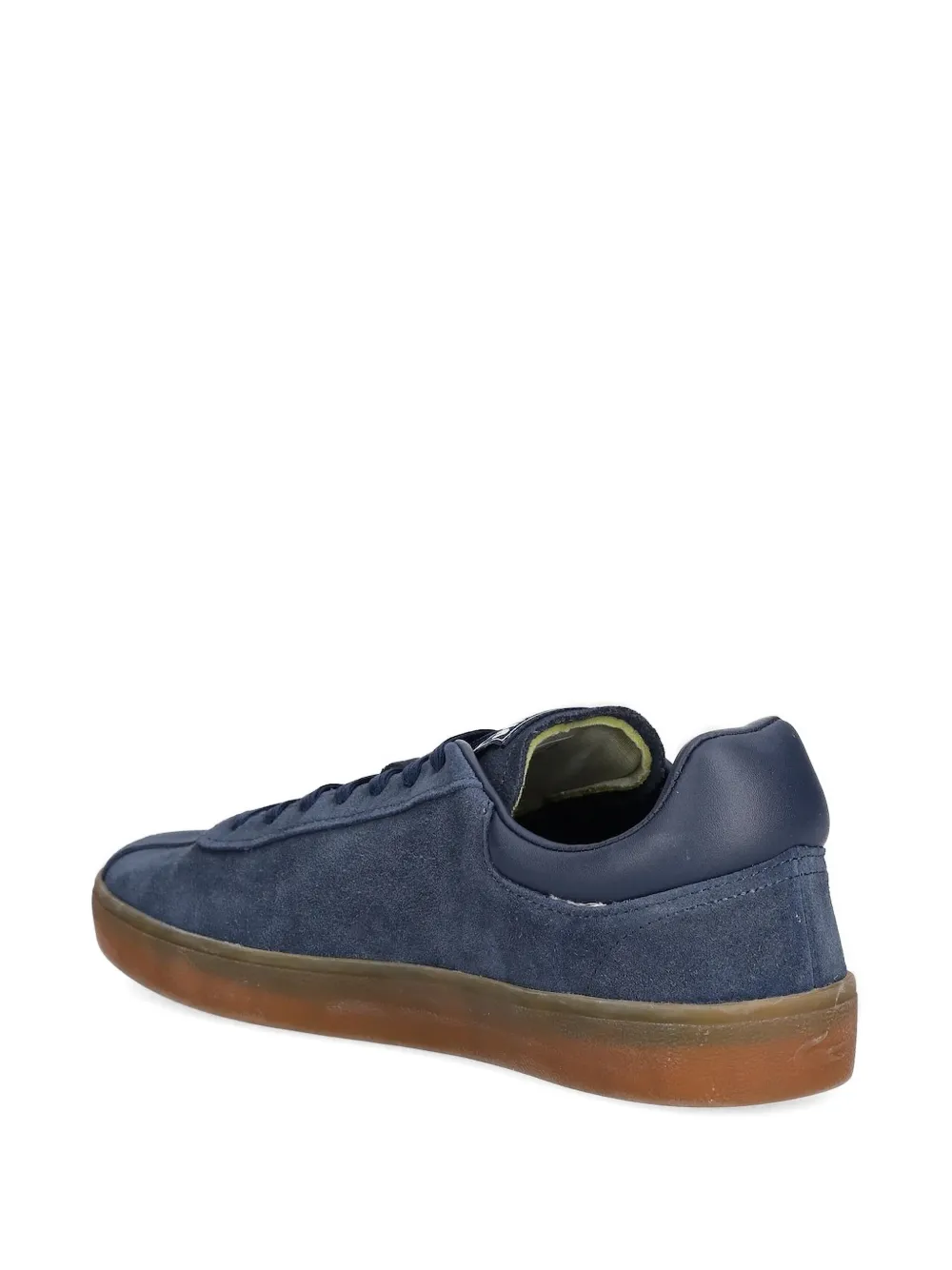 Lacoste Suede Logo-detail Sneakers In Blue