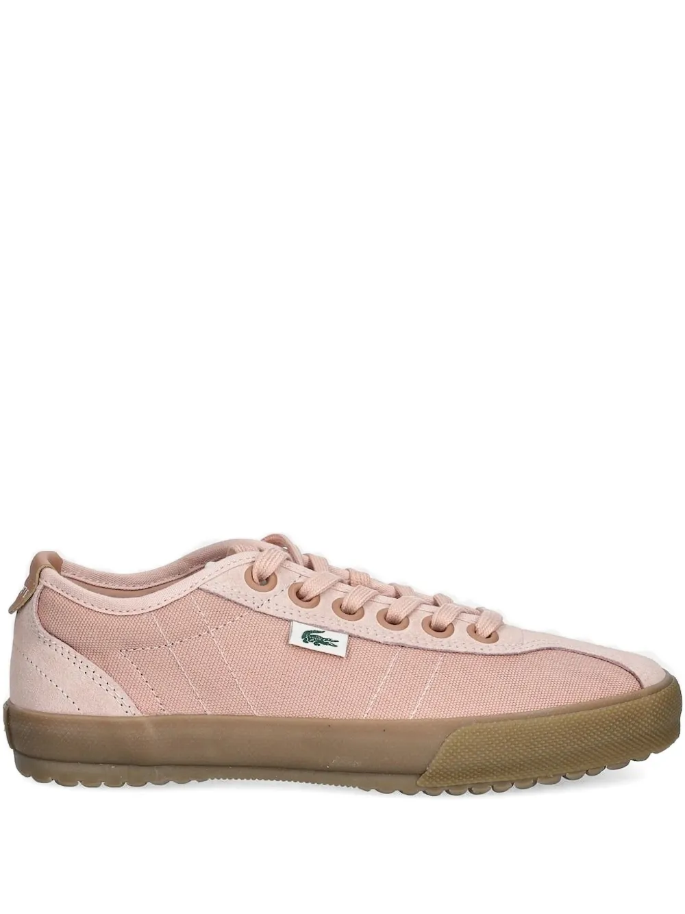 Lacoste Sneakers met suède vlak Roze