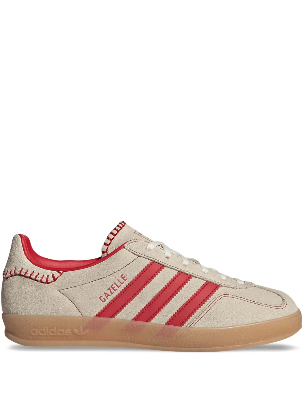 Adidas Gazelle stitched trainers Neutrals
