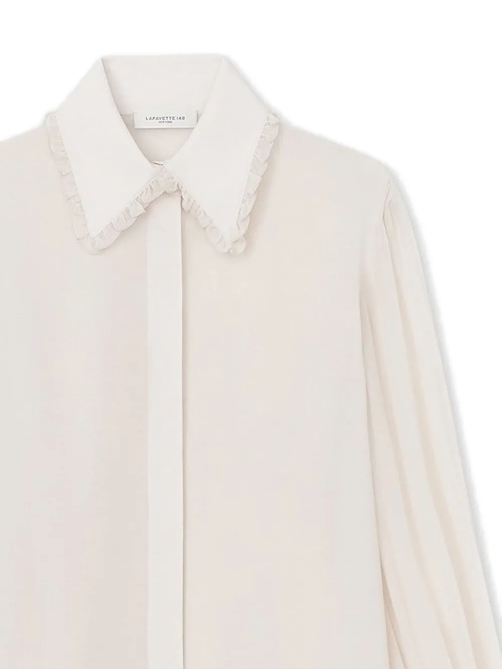 Lafayette 148 Zijden blouse - Beige
