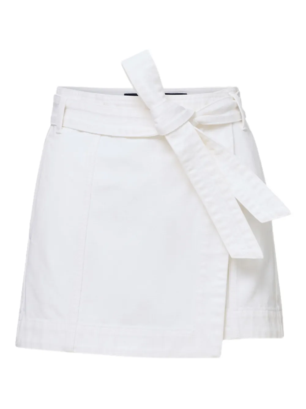 Veronica Beard wrap-tie belted skort Wit