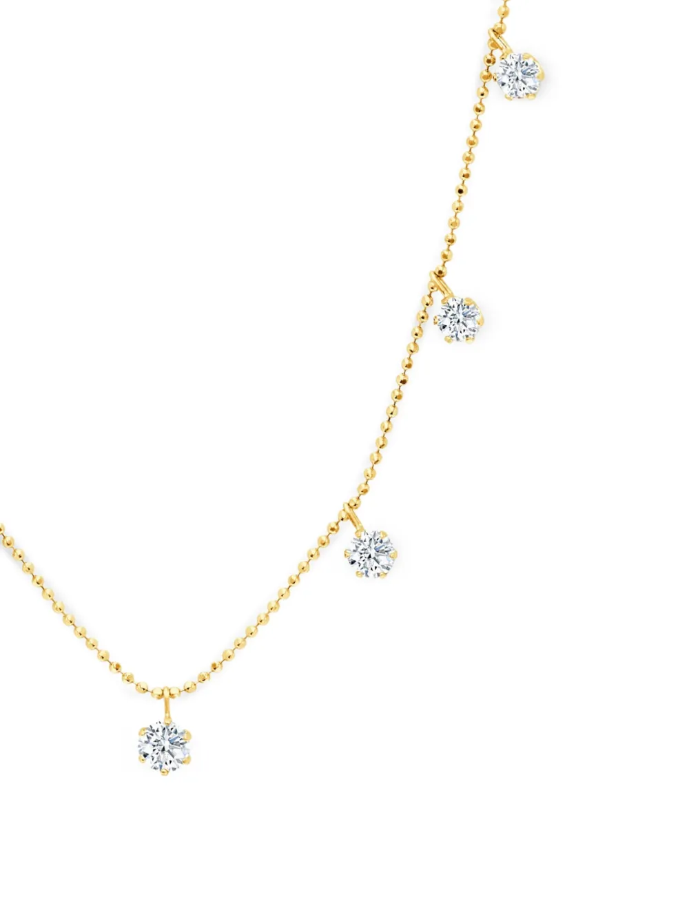 graziela 18K yellow gold Floating diamond necklace | Image 2
