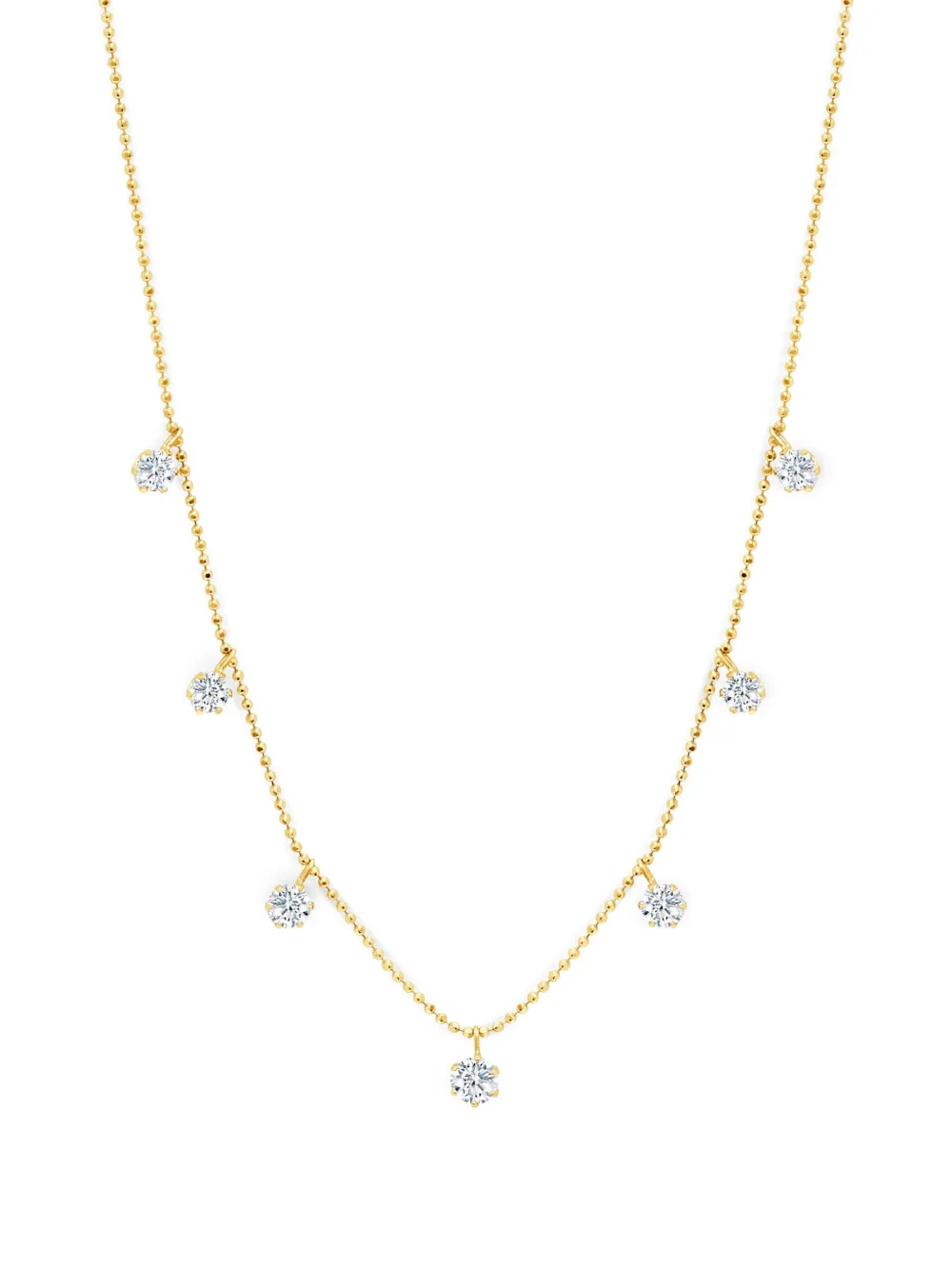 graziela 18K yellow gold Floating diamond necklace | Gold | Image 1