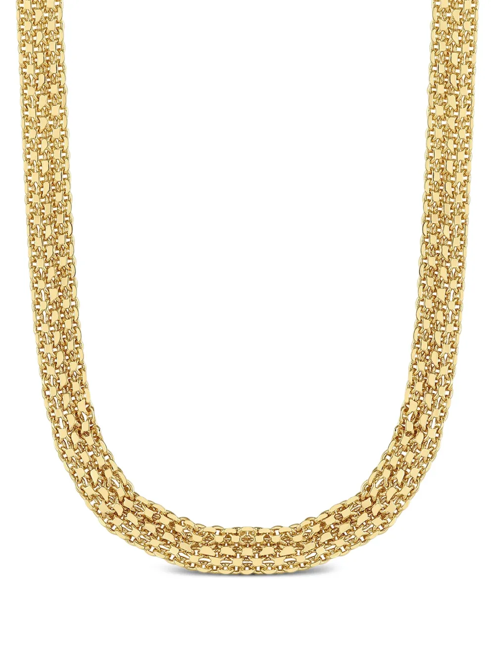 multi-row chain necklace