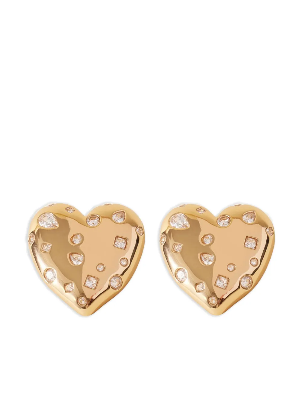 heart-shaped earrings