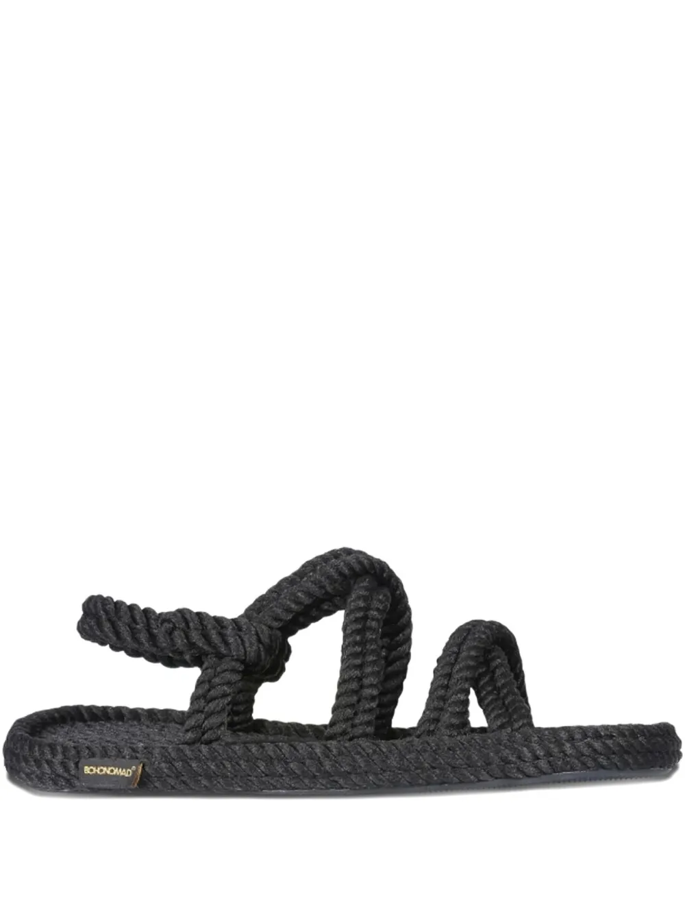 Bohonomad Rope Sandals In Black