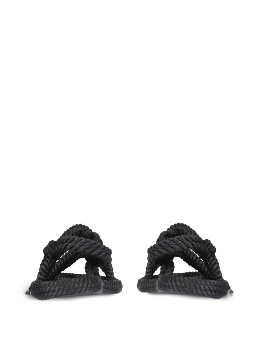 Bohonomad Rope Sandals In Black
