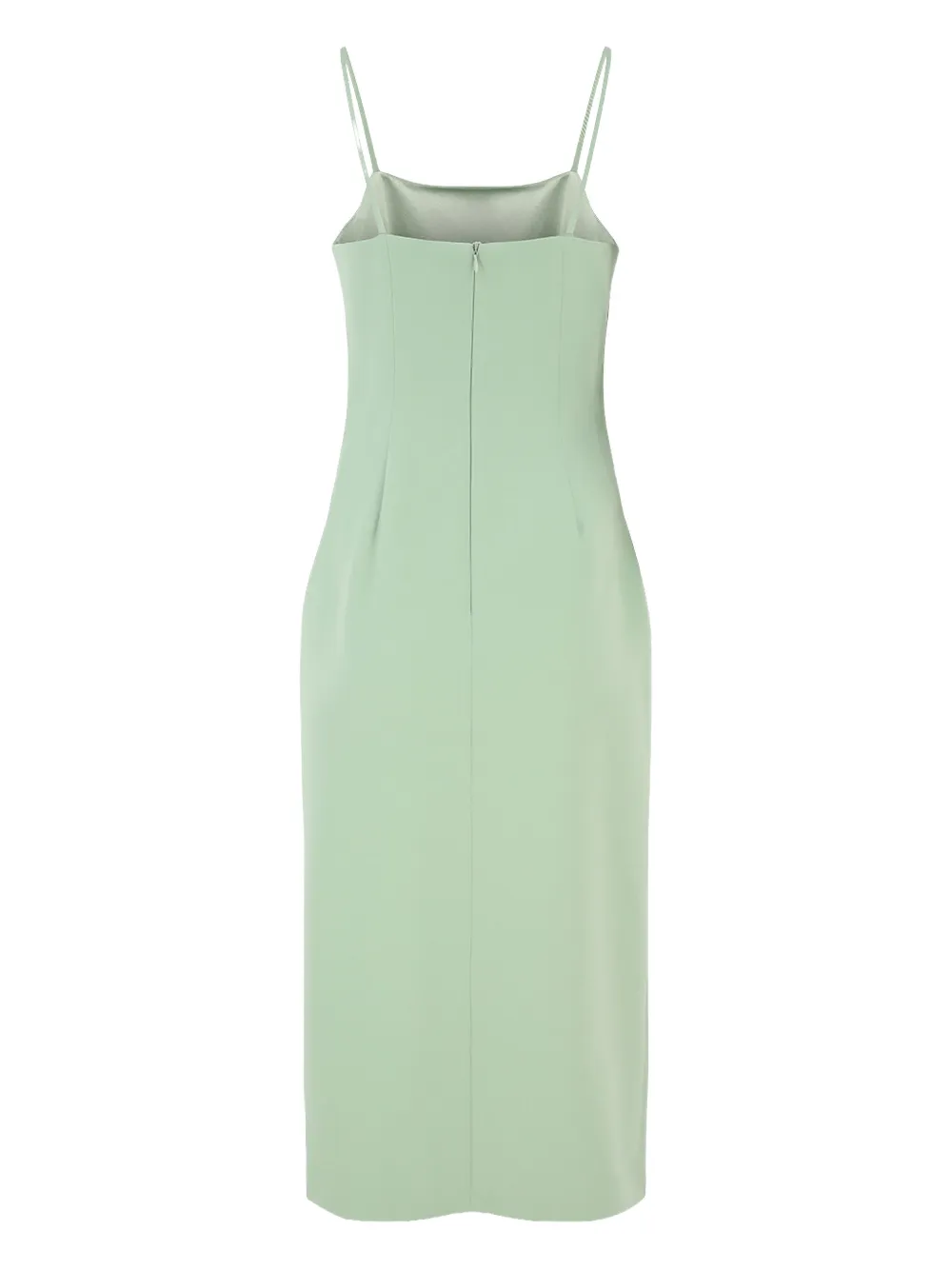 Marella draped midi dress Groen