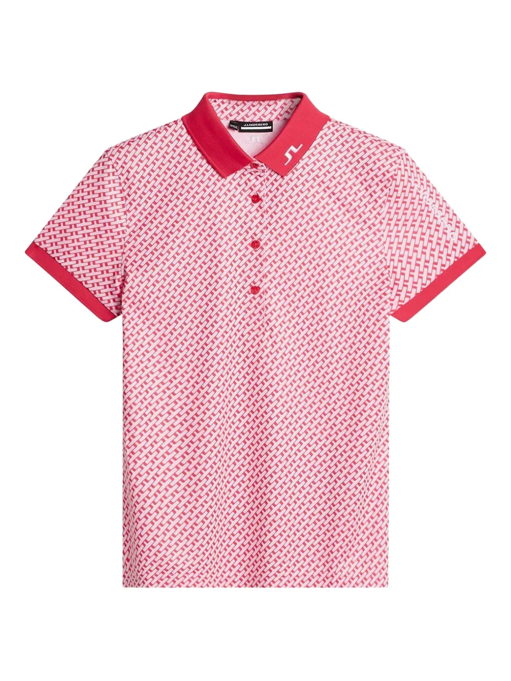 Tour Tech print polo top