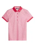J.Lindeberg Tour Tech print polo top - Pink