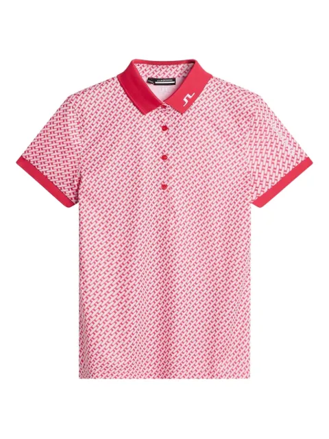 J.Lindeberg Tour Tech print polo top