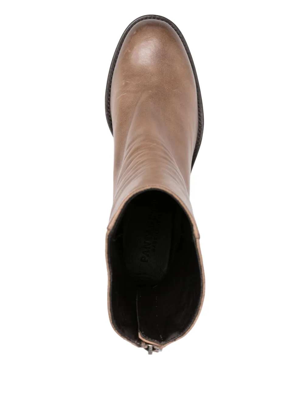 Pantanetti 75mm leather boots Brown
