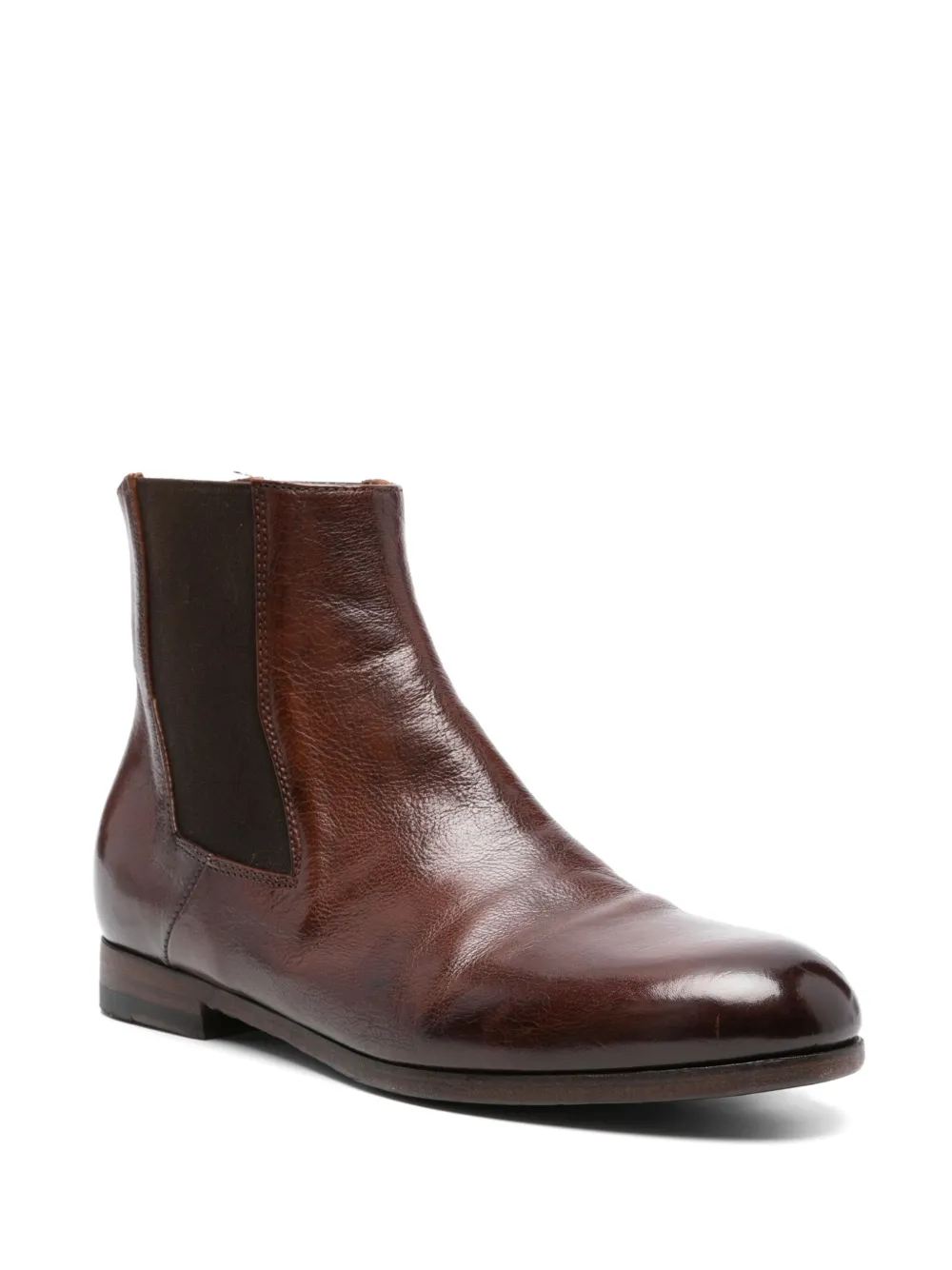 Pantanetti leather ankle boots Brown