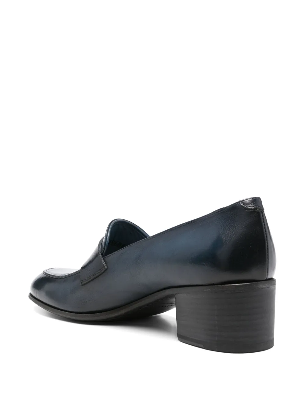 Pantanetti 50mm leather pumps Blue