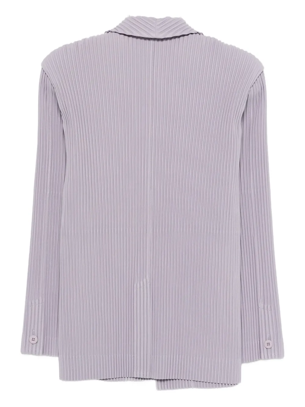 Homme Plissé Issey Miyake Blazer met enkele rij knopen Grijs