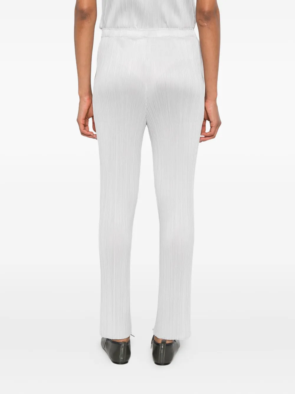 Pleats Please Issey Miyake Geplooide broek Grijs
