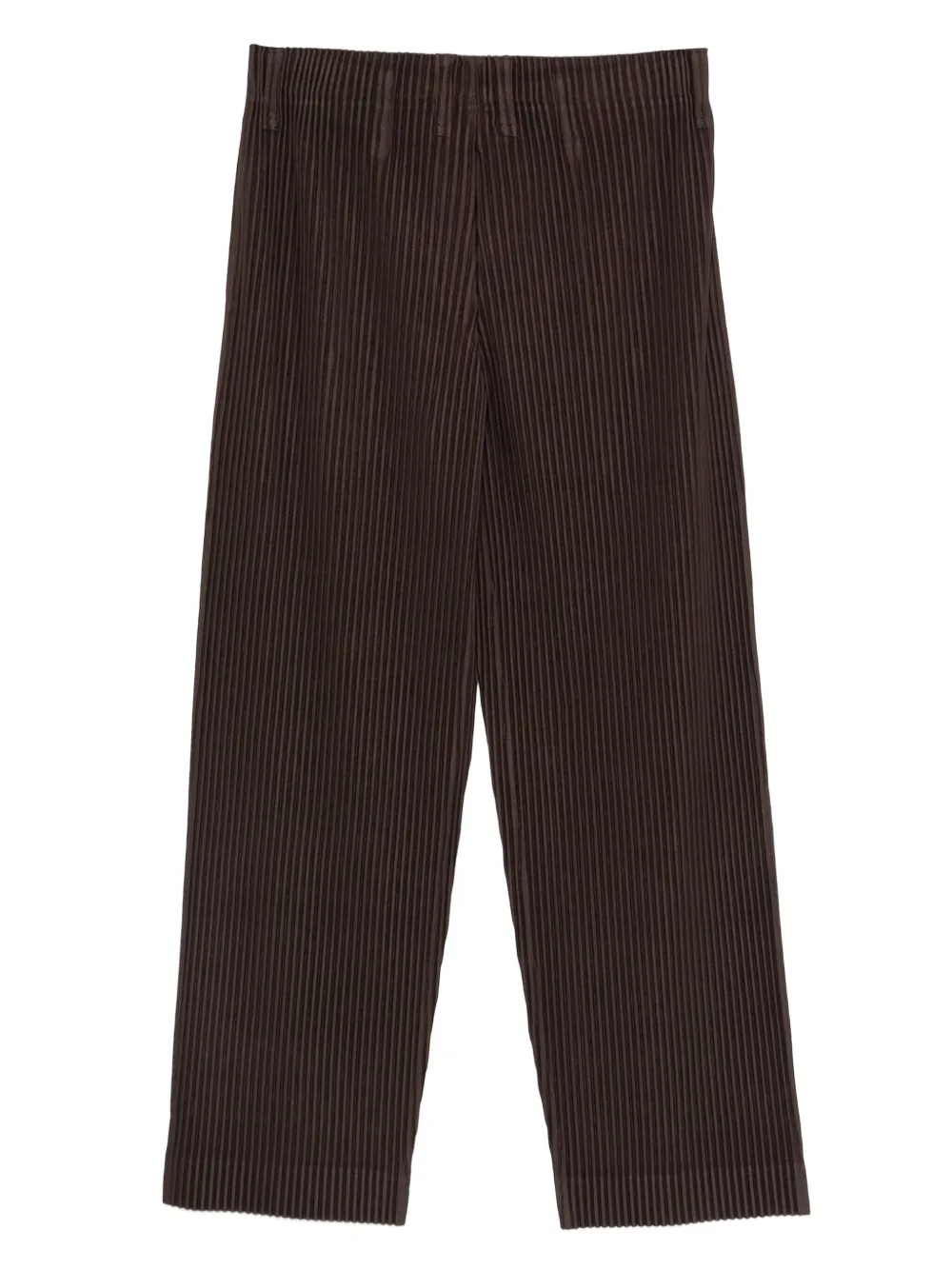 Homme Plissé Issey Miyake Plooibroek met wijde pijpen Bruin