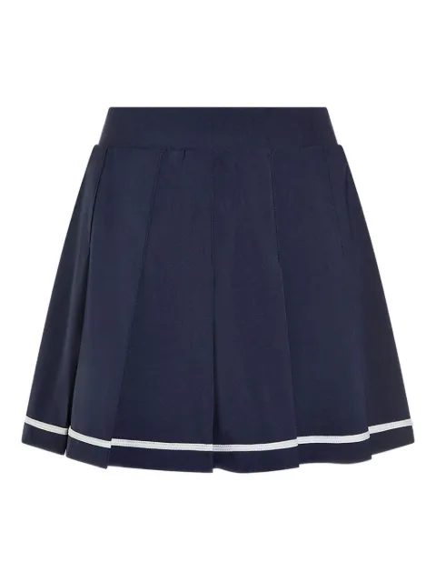 Varley pleated stripe-detail skirt