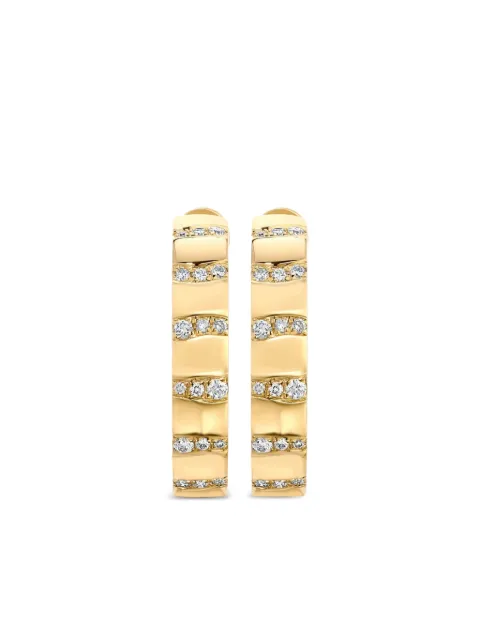 graziela 18K yellow gold Alma dos Rios diamond earrings