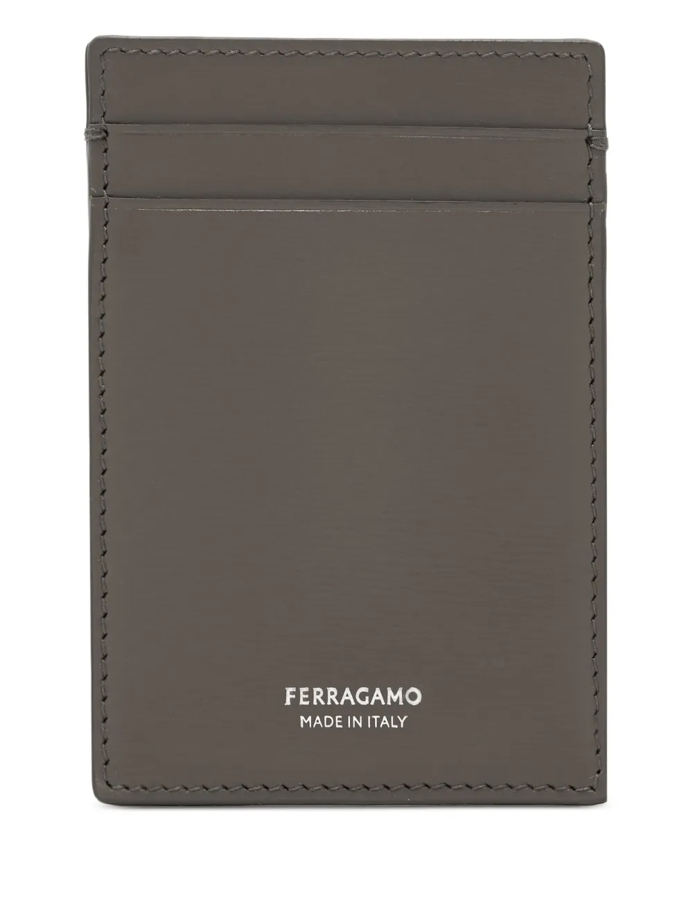 Ferragamo logo-detail cardholder - Grigio