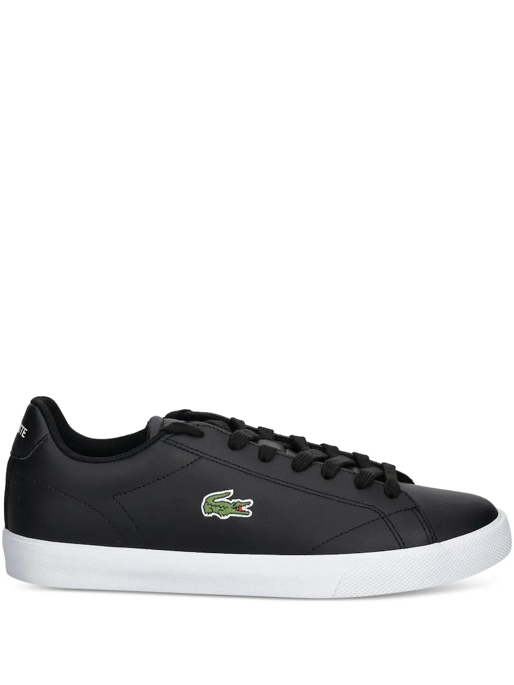 Lacoste leather logo-detail sneakers Black