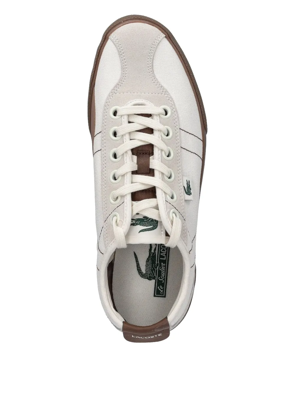 Lacoste suede-panelled sneakers | Low-Tops | Image 2
