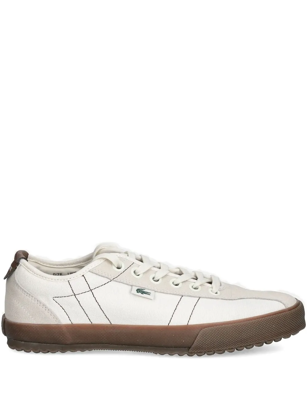 Lacoste suede-panelled sneakers | Grey | Image 1