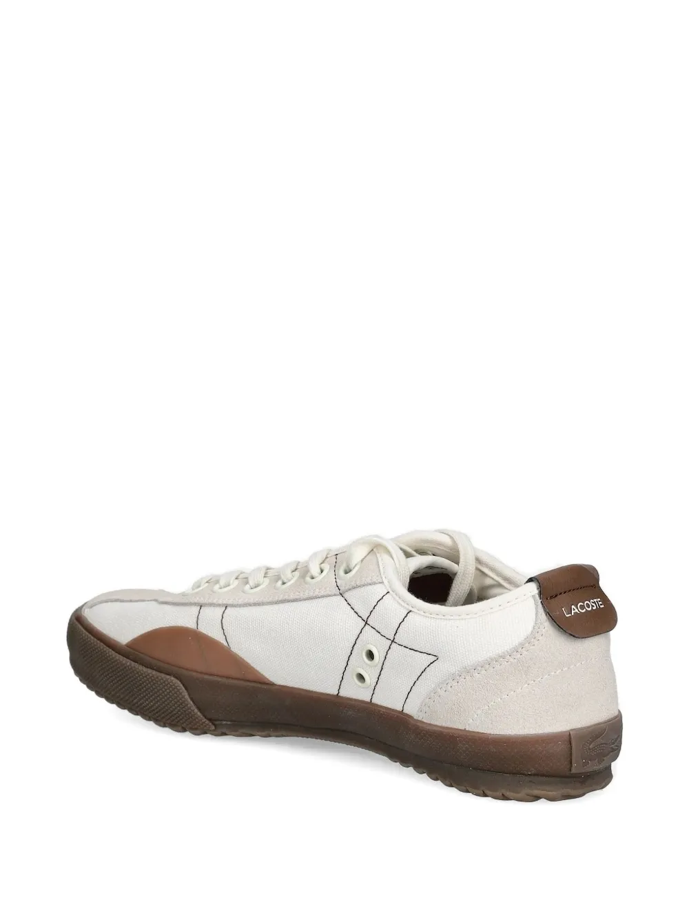 Lacoste suede-panelled sneakers Grey