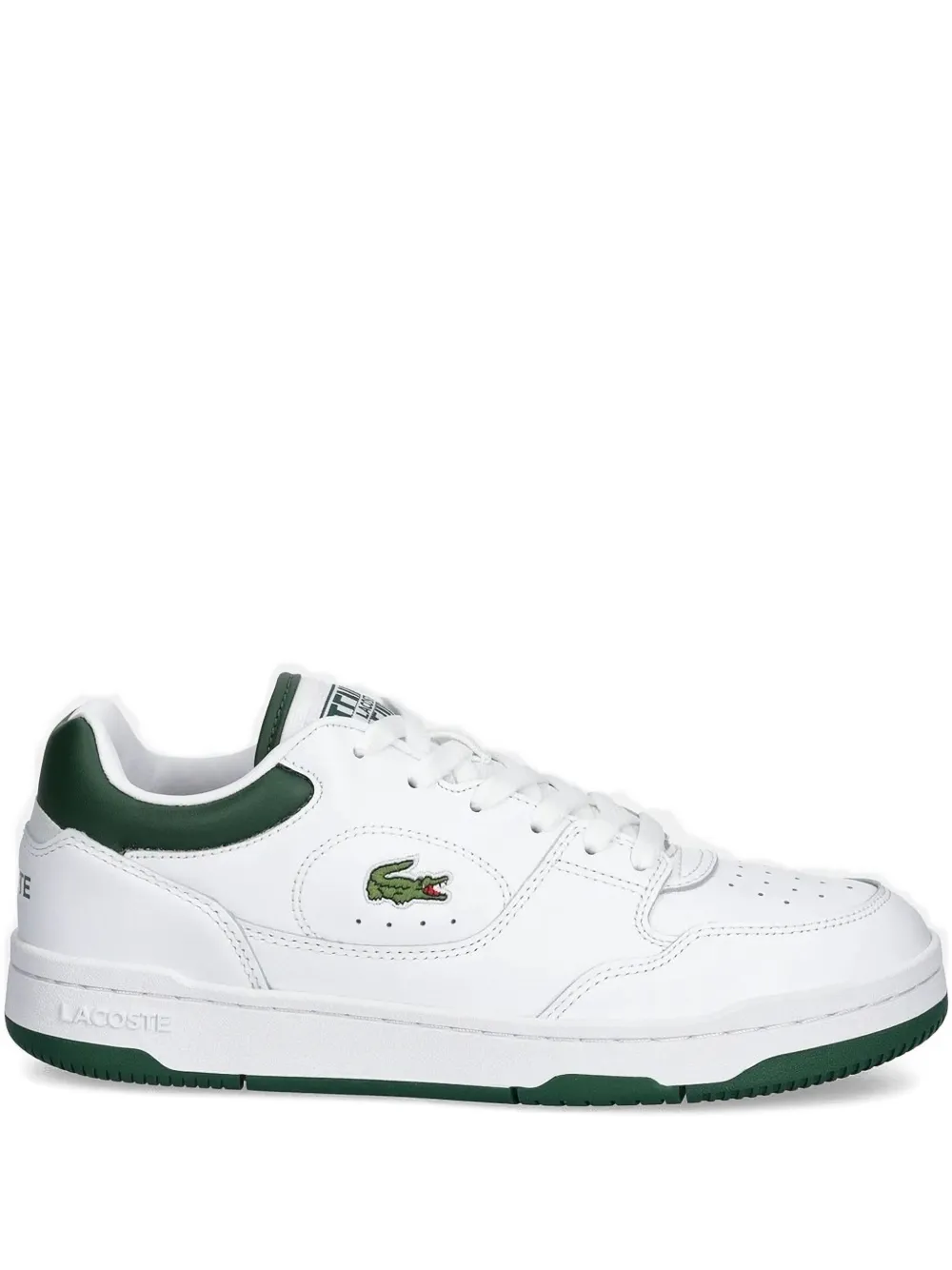 Lacoste Leather Logo-detail Sneakers In White
