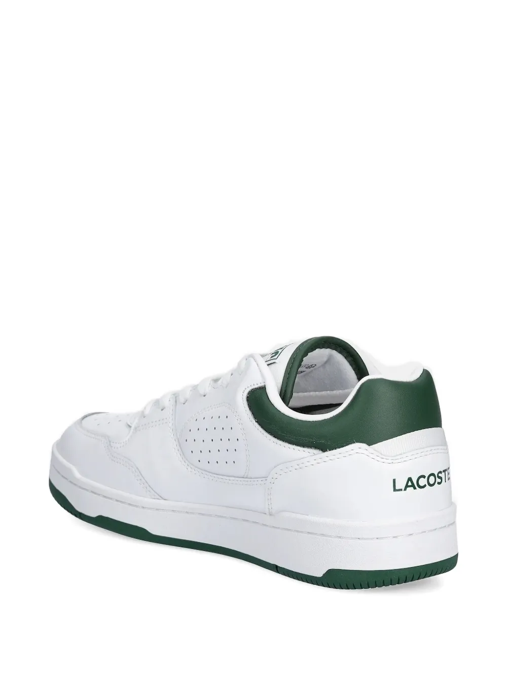 Lacoste Leather Logo-detail Sneakers In White