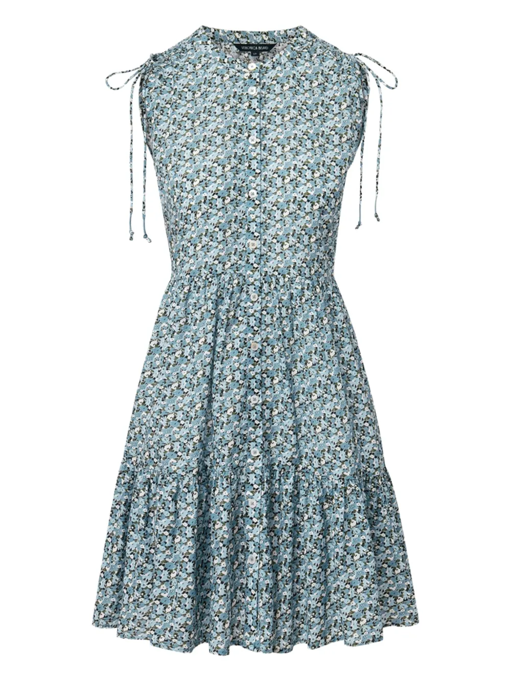 Veronica Beard Chemisier svasato a fiori - Blu