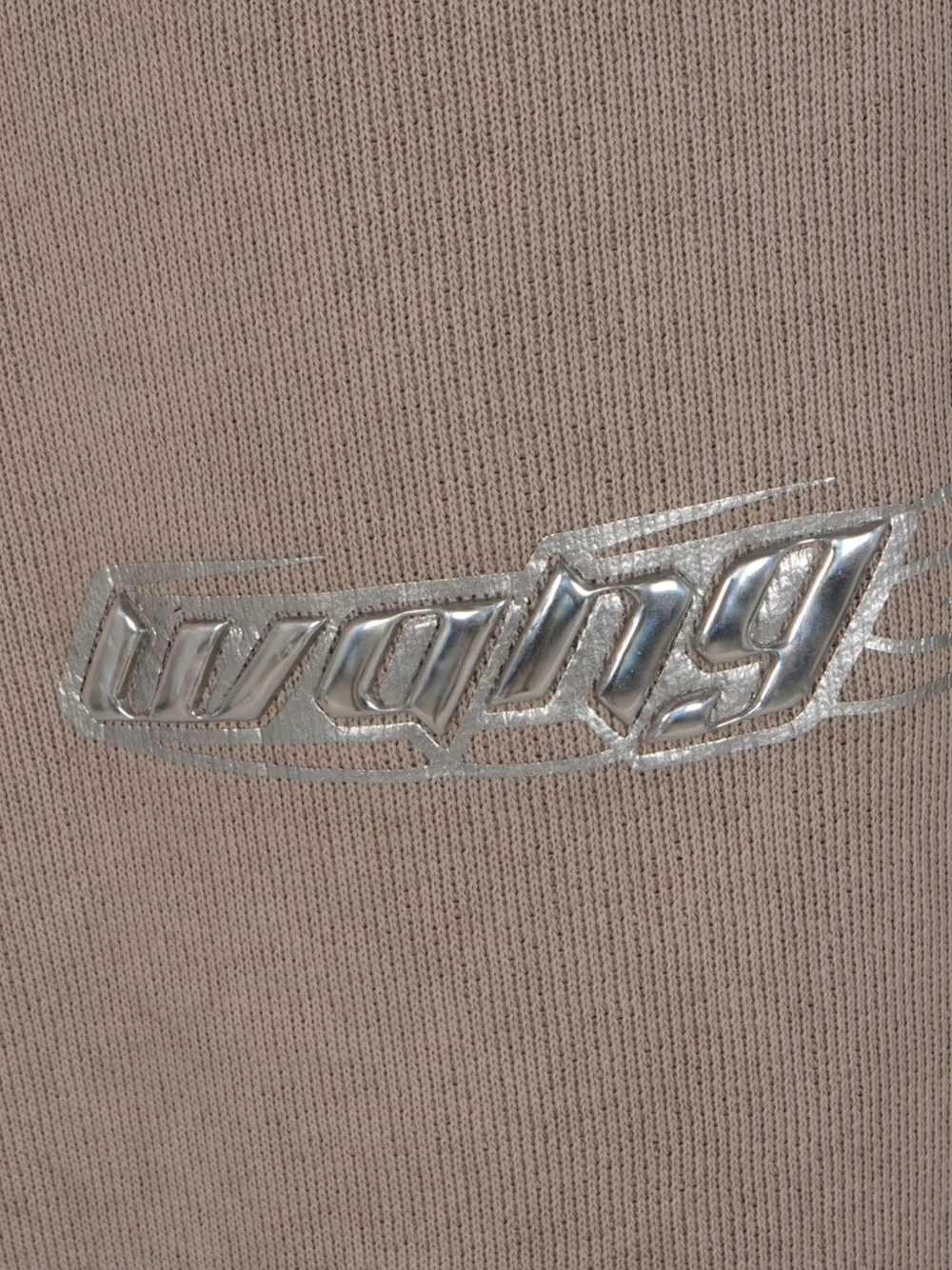 Alexander Wang Trainingsbroek met logopatch Beige