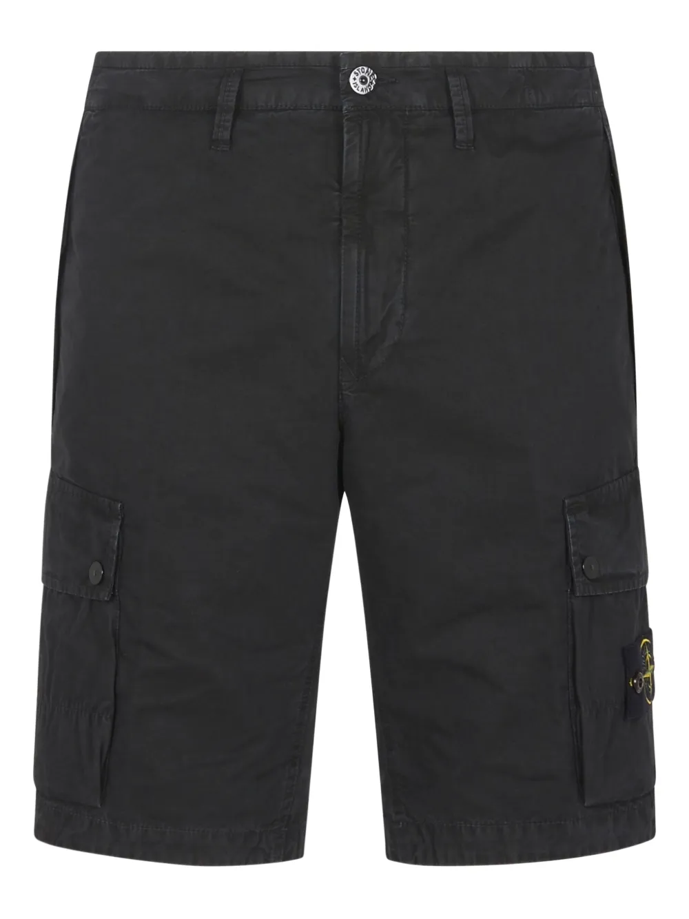 Stone Island Denim bermuda shorts Zwart