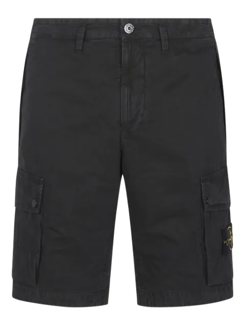 Stone Island denim bermuda shorts
