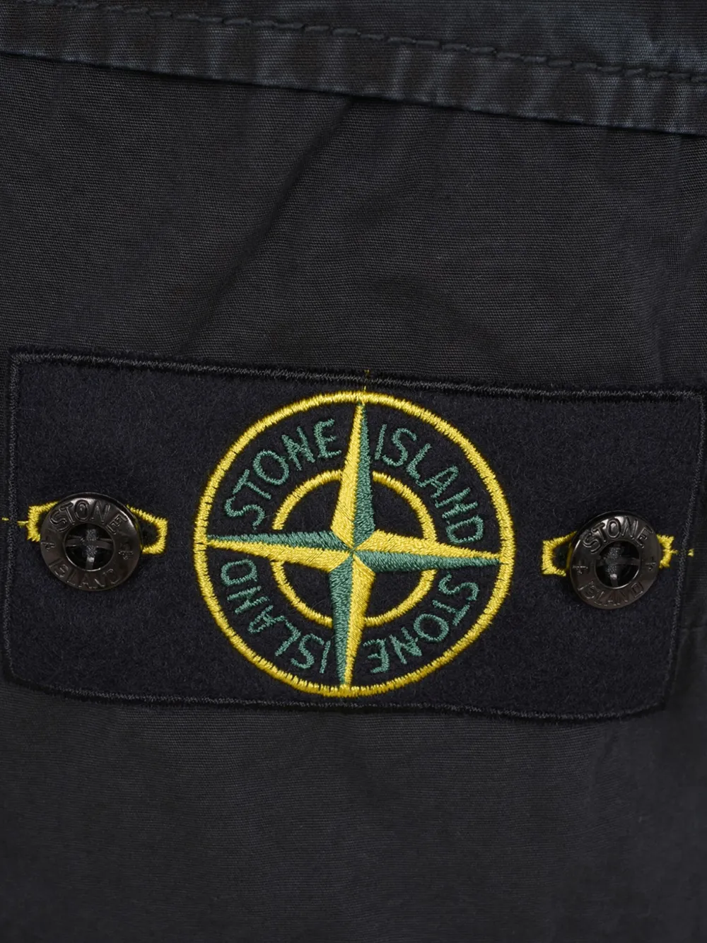 Stone Island Denim bermuda shorts Zwart