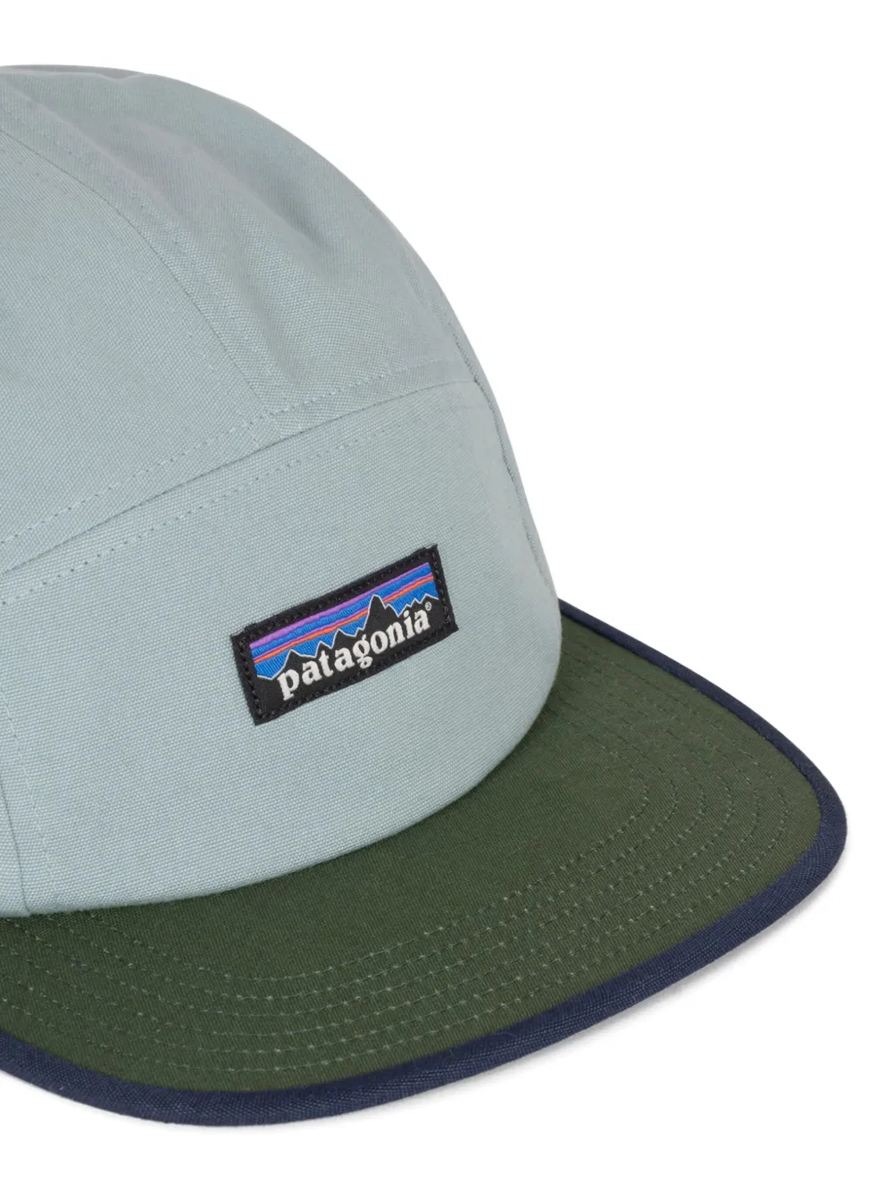 Patagonia logo-patch five-panel hat Blauw