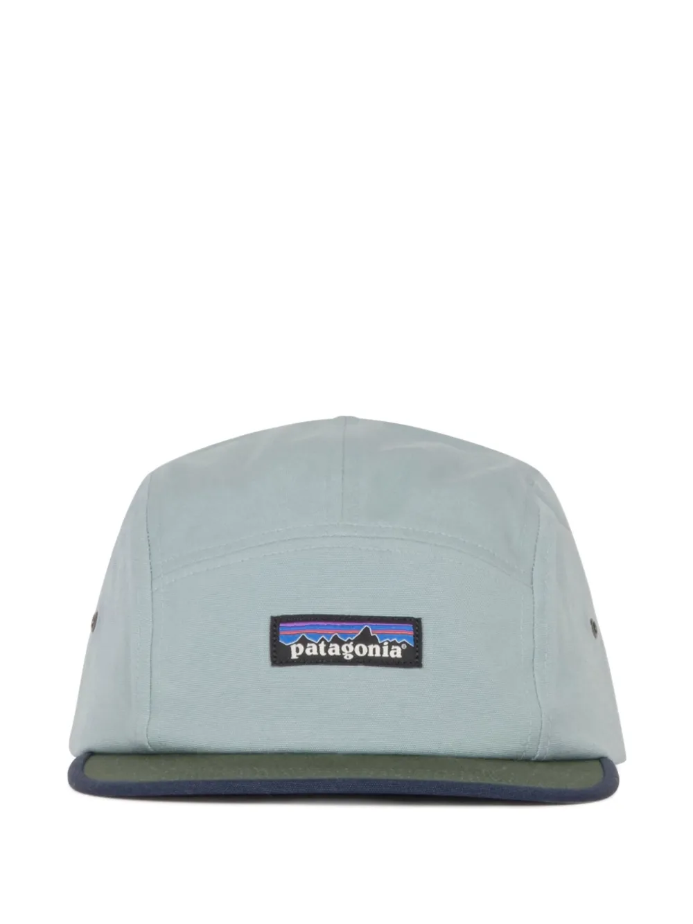 Patagonia logo-patch five-panel hat Blauw