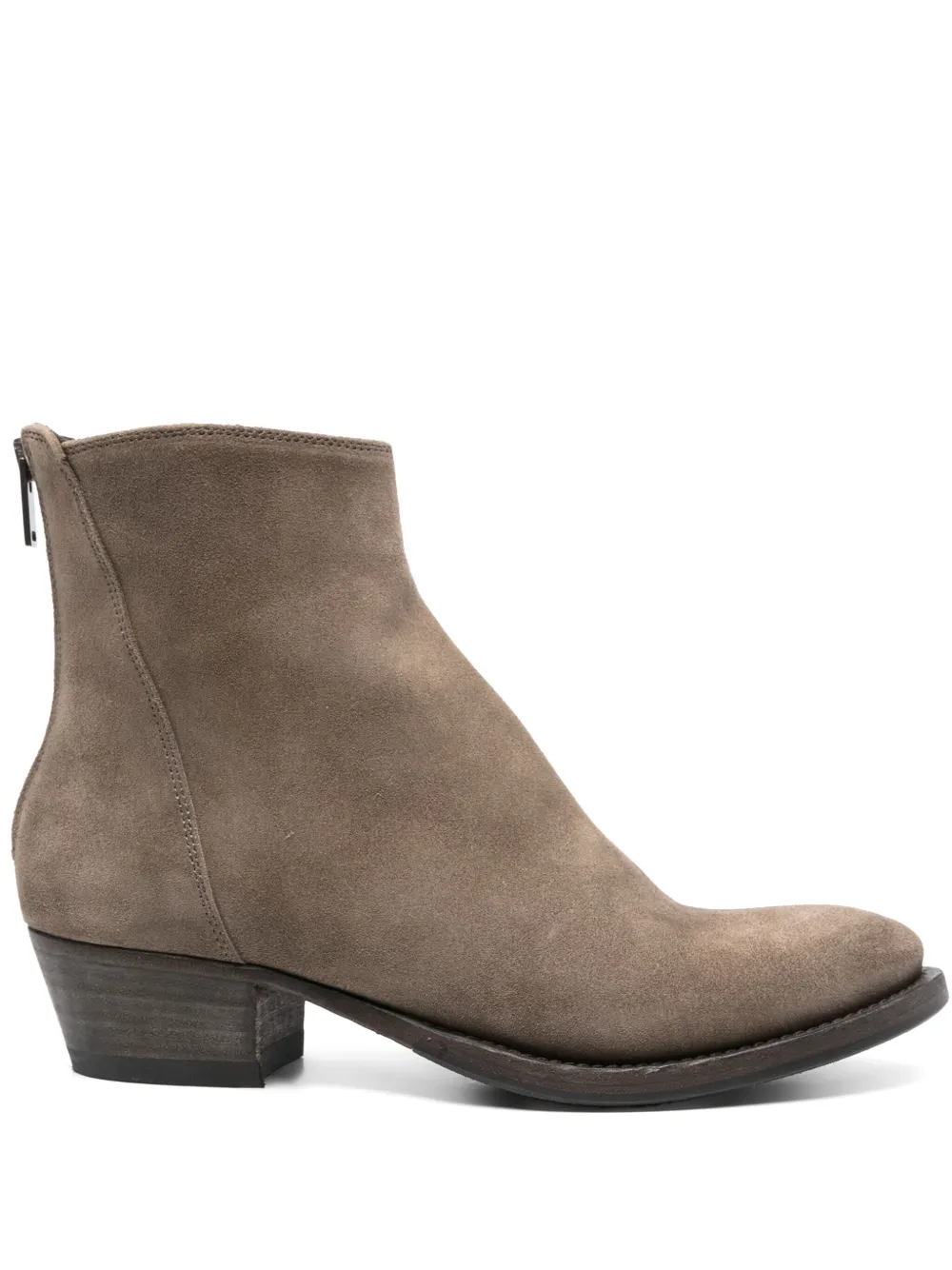 Pantanetti 50mm suede boots Grey