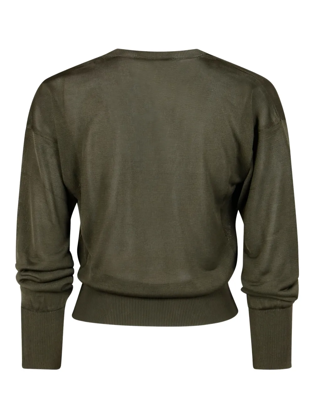 AMI Paris V-neck jumper Groen