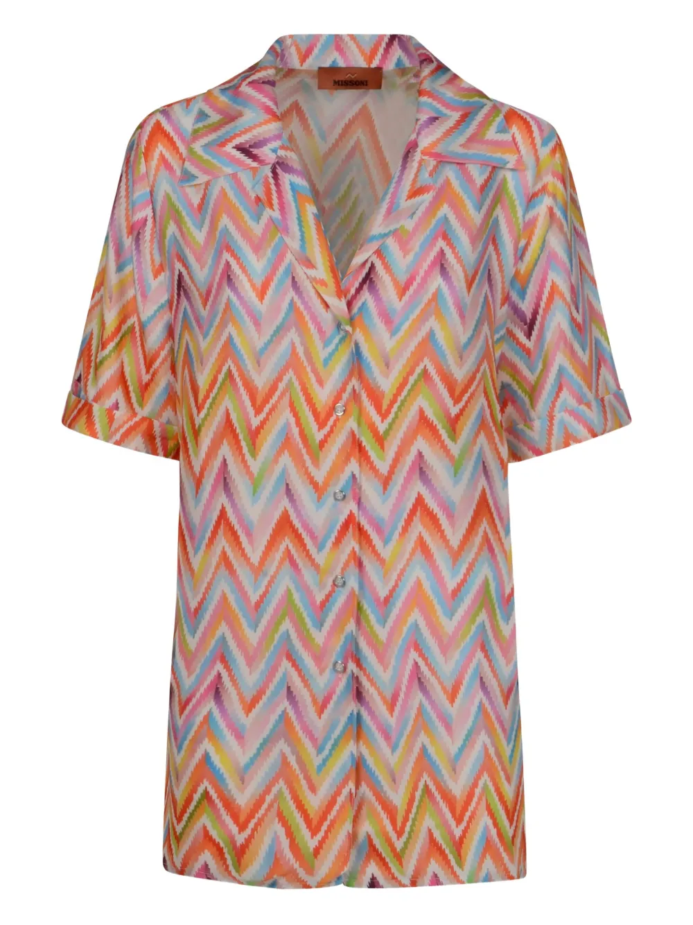 Missoni Blouse met print Roze