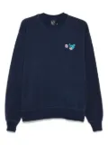 INBETWEENERS logo-embroidered sweatshirt - Blue