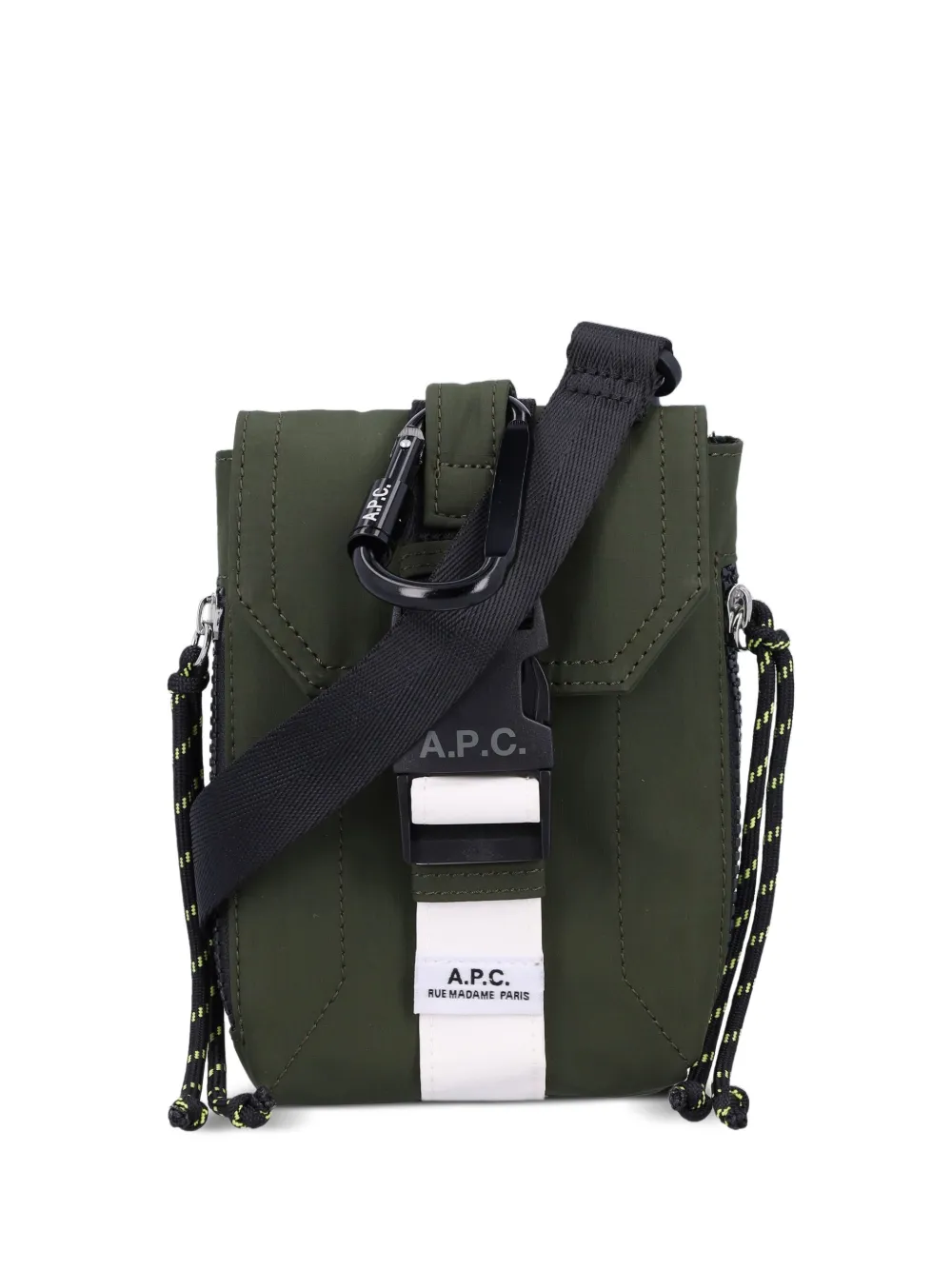 A.P.C. Trek cross body bag | vert | Image 1