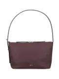 A.P.C. Vera leather zip-top shoulder bag - Red