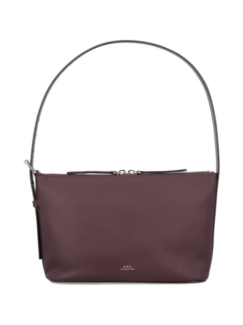 A.P.C. Vera leather zip-top shoulder bag