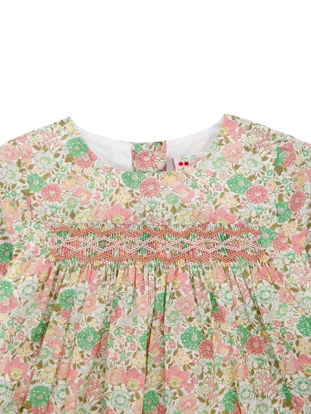 Bonpoint Jurk met bloemenprint Roze