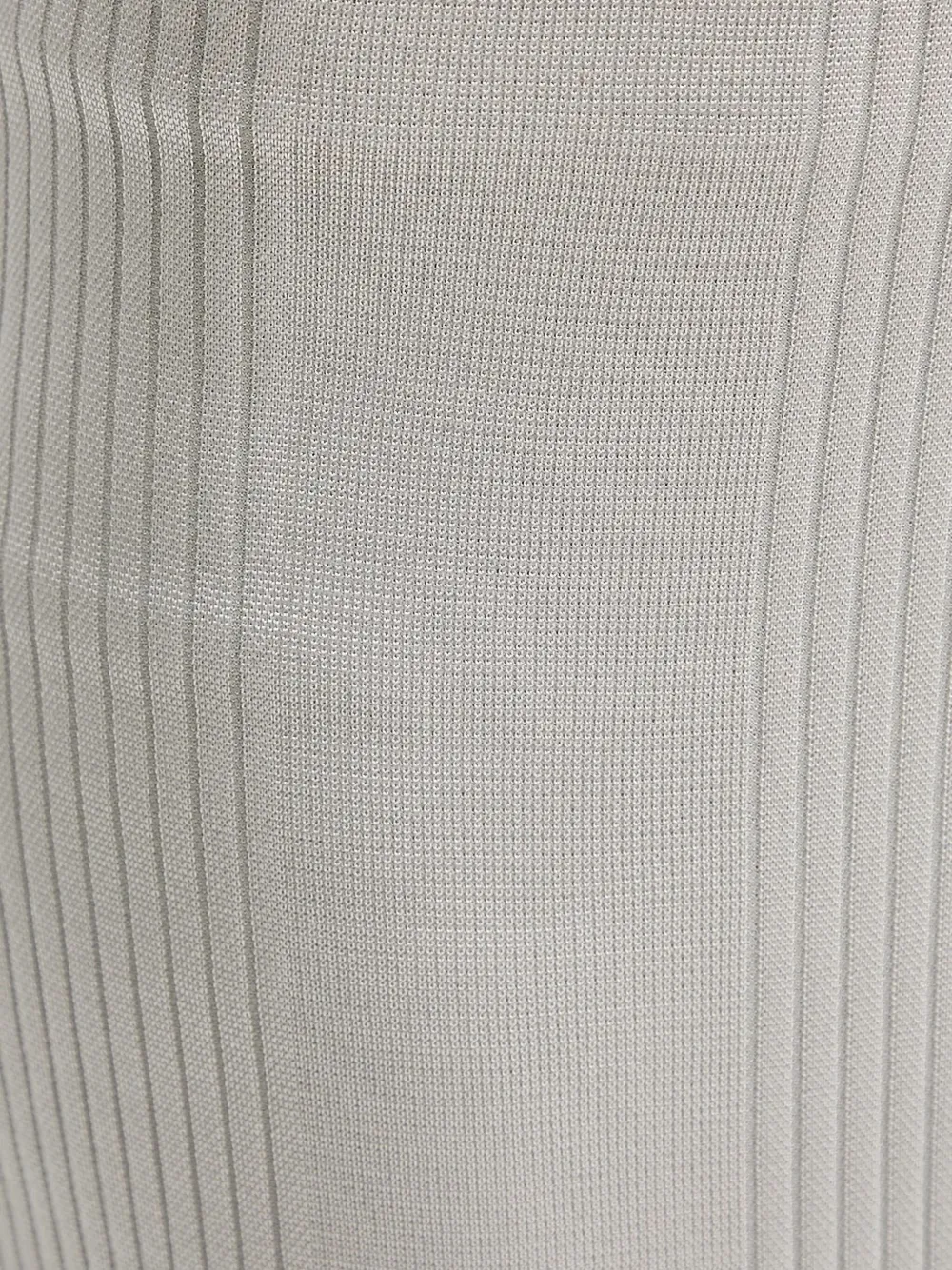 IRO ribbed side-split asymmetric skirt Grijs