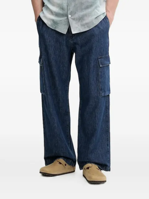 IRO jeans anchos con bolsillos cargo
